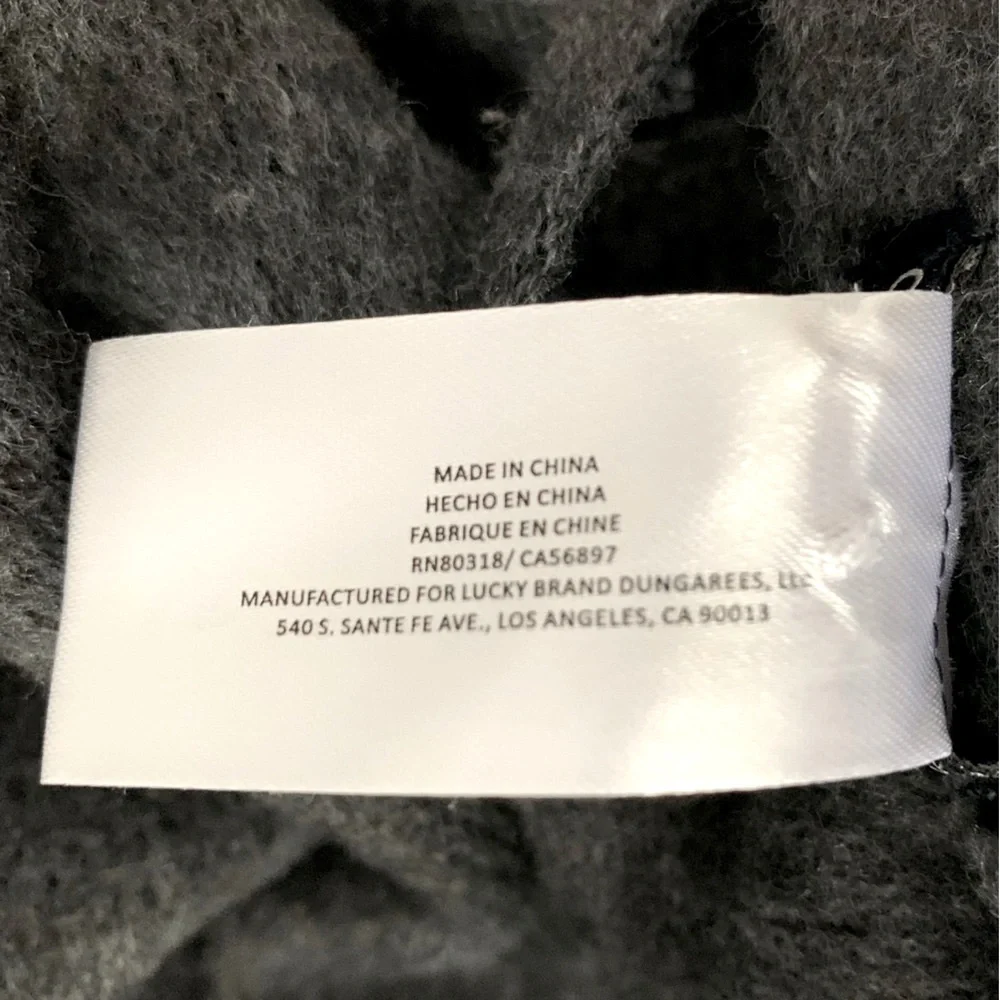 Lucky Brand Fleece Fringe Scarf